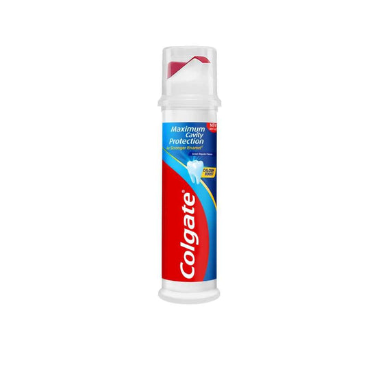 Colgate Toothpaste Pump – Ultra Cavity Protection | 100ml Pump Tube | Strong Teeth & Fresh Breath Formula