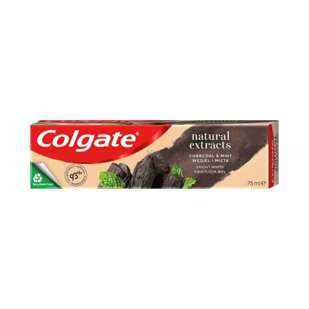 Colgate Natural Extracts Charcoal Toothpaste – 100g | Deep Clean with Activated Charcoal & Natural Mint | Whitening & Detox Formula