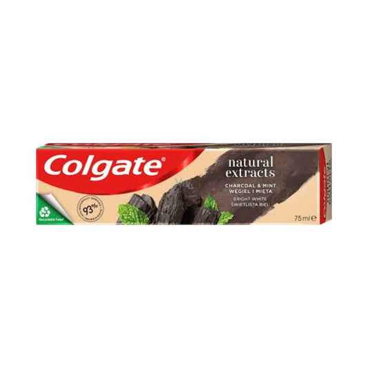 Colgate Natural Extracts Charcoal Toothpaste – 100g | Deep Clean with Activated Charcoal & Natural Mint | Whitening & Detox Formula