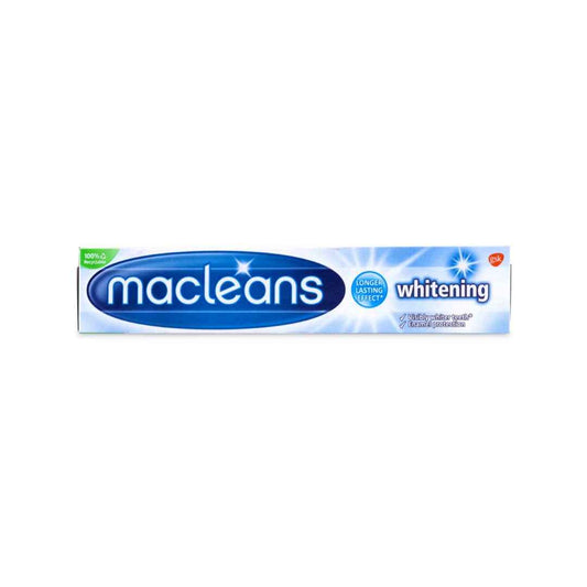 Macleans Whitening Toothpaste – 100ml | Triple Protection & Whitening Formula | Bright Smile & Fresh Breath Daily