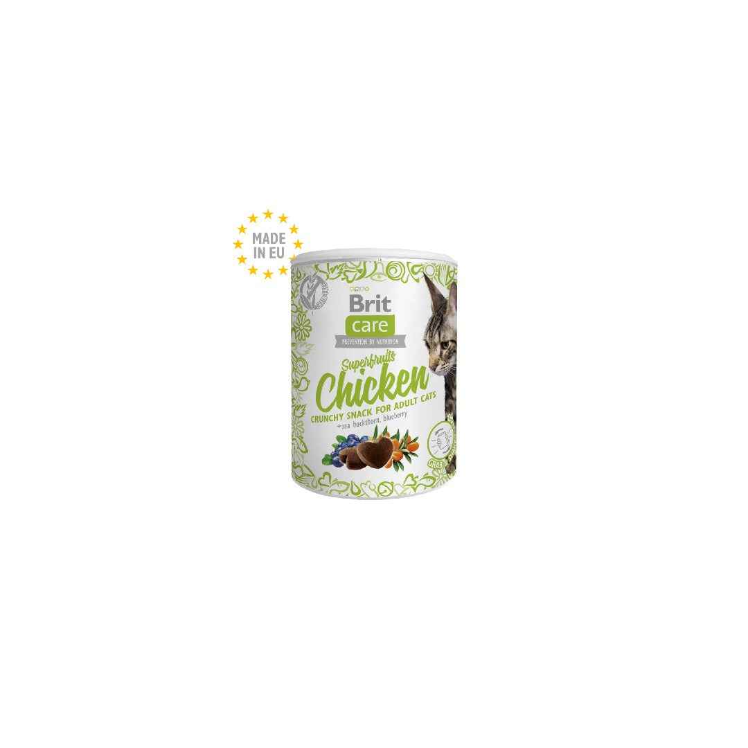 Brit Care Cat Snack Superfruits Chicken 100g