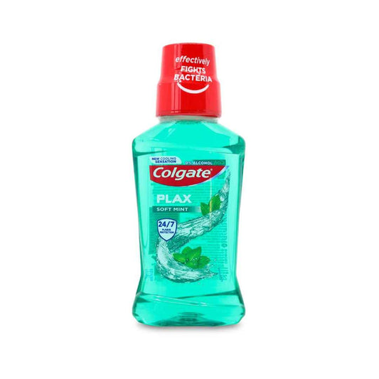 Colgate Plax Soft Mint Mouthwash 250ml – Alcohol-Free, 12-Hour Germ Protection & Long-Lasting Fresh Breath
