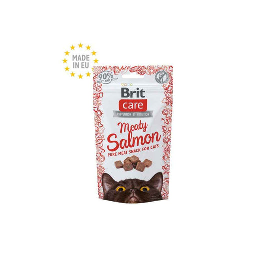 Brit Care Cat Snack Meaty Salmon 50g