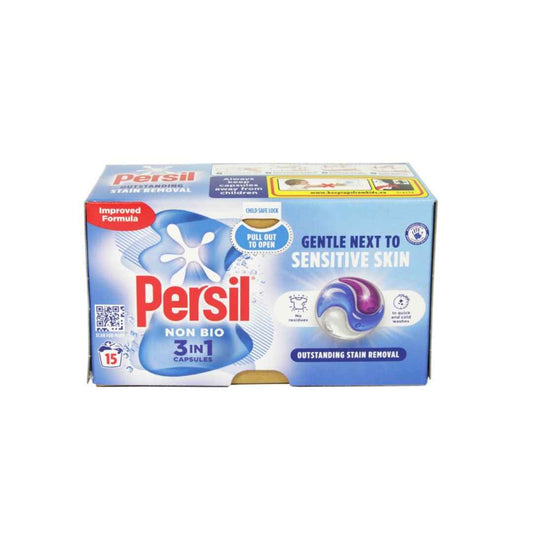 Persil 3 in 1 Washing Capsules Non Bio – Outstanding Stain Remover | Sensitive Skin