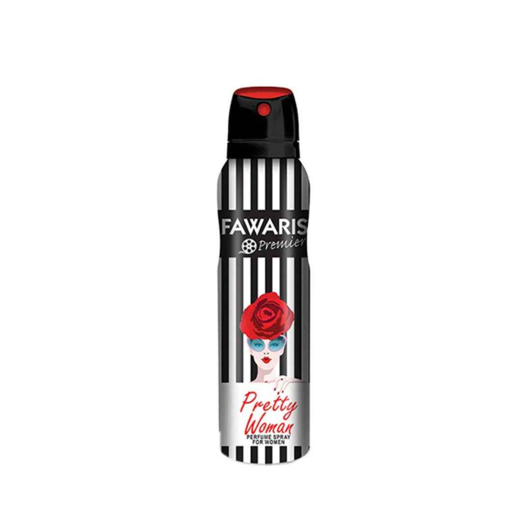 Fawaris Premier Pretty Woman Perfume Body Spray – 150 ml | Elegant & Long-Lasting Fragrance