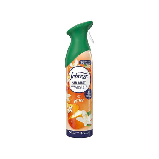 Febreze Air Mist Citrus & White Verbena – 185ml | Odour-Eliminating Air Freshener Spray
