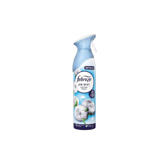 Febreze Air Mist Cotton Fresh – 185ml | Odour-Eliminating Air Freshener Spray