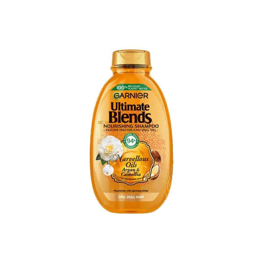 Garnier Ultimate Blends Nourishing Shampoo with Avocado Oil & Shea Butter – For Dry, Frizzy Hair – 400ml