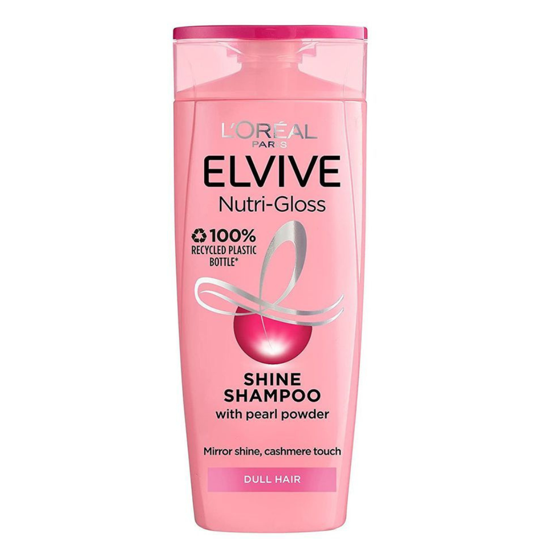 L’Oréal Paris Elvive Nutri-Gloss Shampoo – 400ml (Made in Europe) | Shiny & Smooth Hair