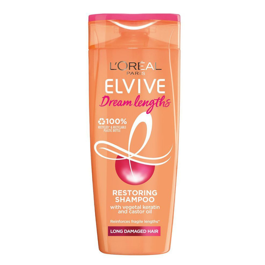 L’Oréal Paris Elvive Dream Lengths Shampoo – 400ml (Made in Europe) | Long, Healthy Hair