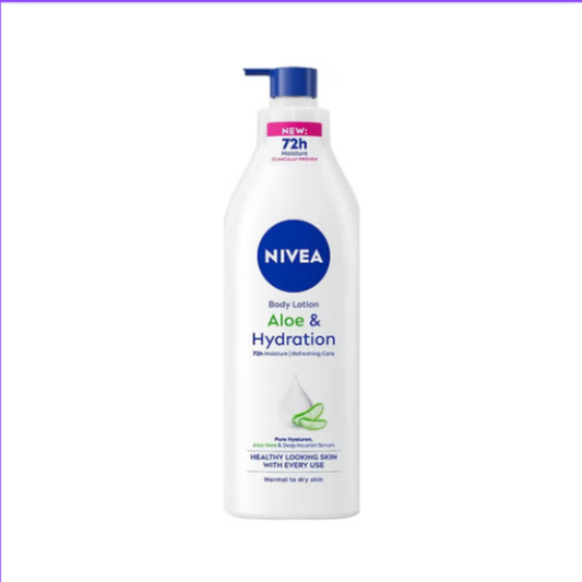 Nivea Body Lotion – Aloe & Hydration 400ml (Made in Europe) | Soothes & Moisturizes Skin