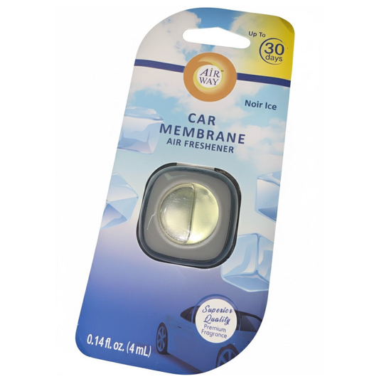 AirWay Car Membrane Air Freshener – Noir Ice Scent (Made in Europe) 4ml | Lasts Up to 30 Days
