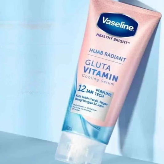 Vaseline Gluta Vitamin Cooling Serum Hijab Radiant 180Ml