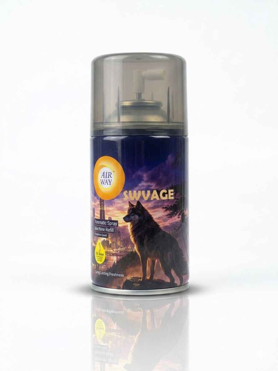 Air Way Sauvage Perfume Air Freshener Refill 250ml | Oil Based Long Lasting Fragrance