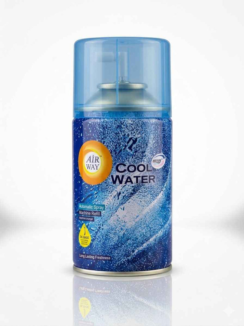 Air Way Cool Water Air Freshener 250ml | Long Lasting Refill Made in Turkey