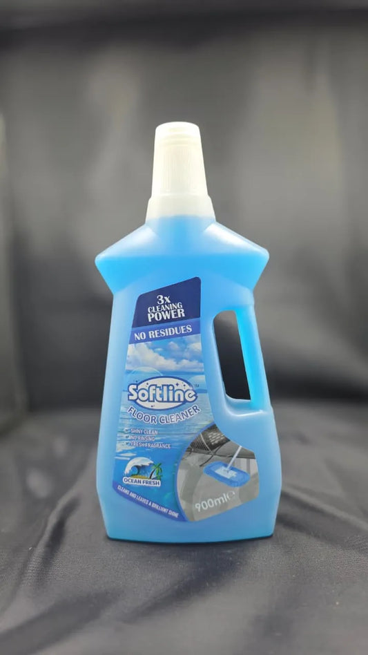 Softline Floor Cleaner – Ocean Fresh 900ml | 3x Cleaning Power, No Residues