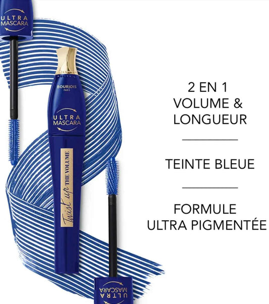 Bourjois Twist Up The Volume Mascara – 03 Ultra-Blue | Volumizing & Long-Lasting Mascara