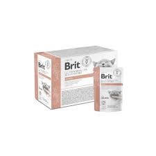 Brit Veterinary Diet Renal – Salmon in Gravy (85g Pouch)  | Made In Czech Republic