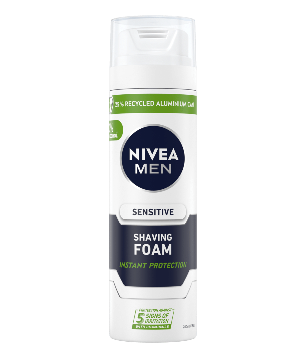 Nivea Men Sensitive Shaving Foam – 200ml (Made in Europe) |