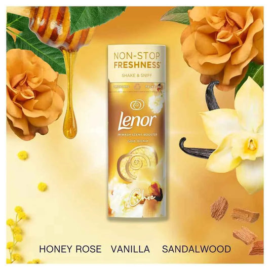 Lenor In-Wash Scent Boosters – Gold Orchid | Luxurious Long-Lasting Fragrance | Ukaby