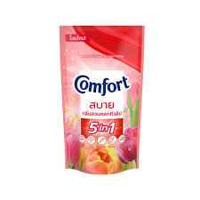 Comfort Fabric Softener 5-in-1 Tulip Garden Scent 500ml Pouch – Imported from Thailand
