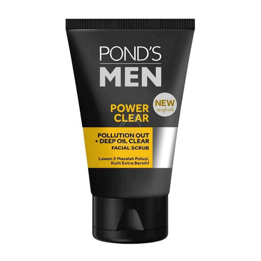 Pond’s Men Power Clean Face Wash – 100g (Imported) | Charcoal Deep Clean & Oil Control