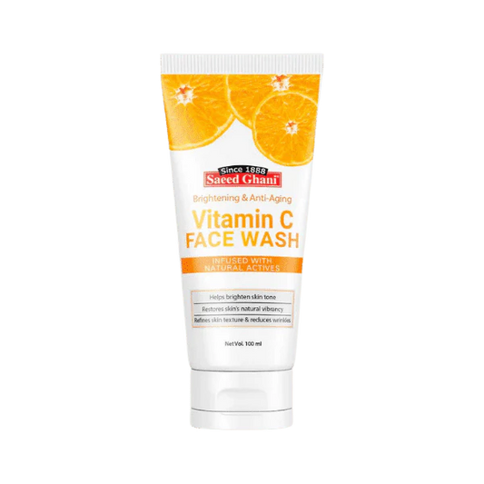 Saeed Ghani Vitamin C Face Wash 60ml – Brightening & Refreshing Cleanser