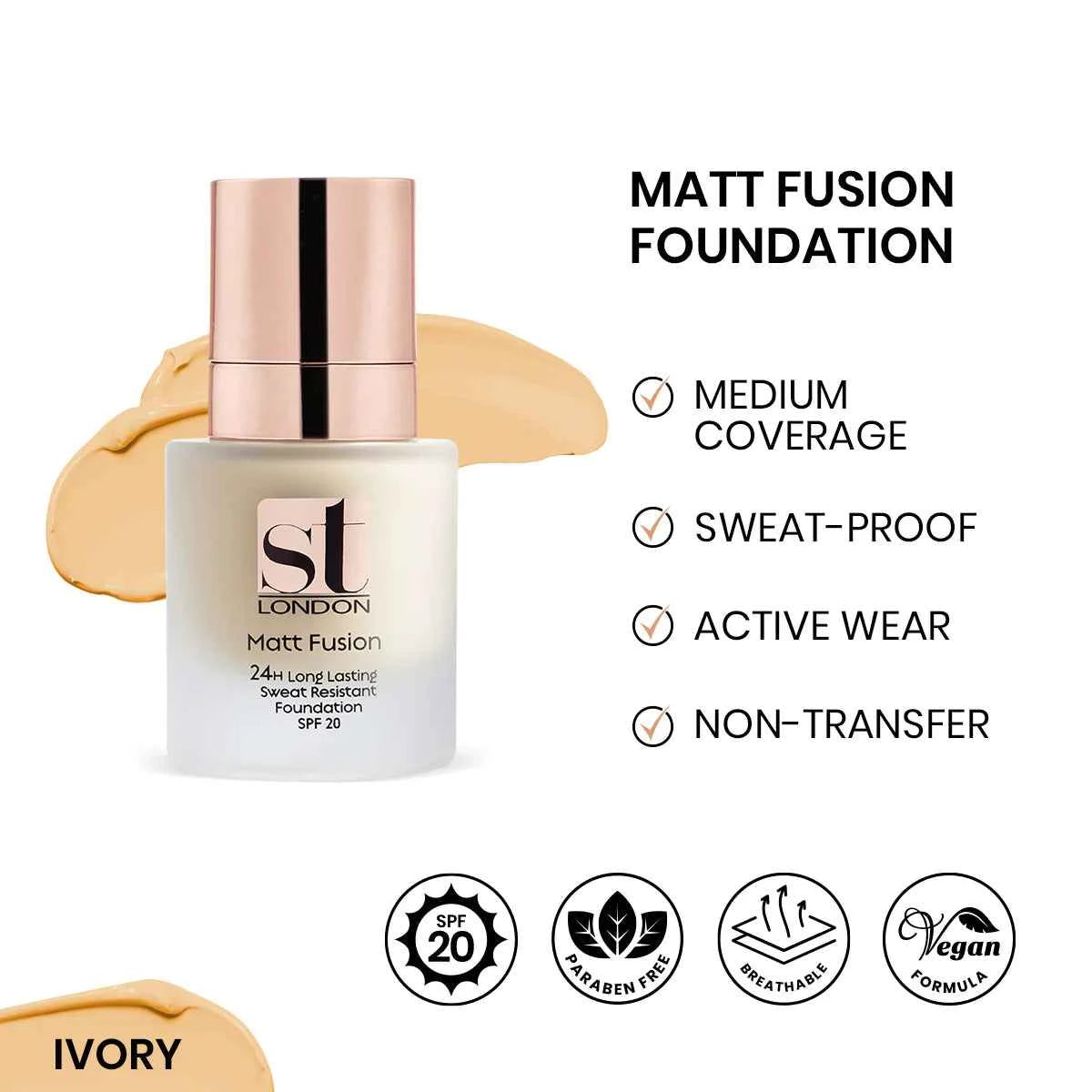 ST London - Matt Fusion Foundation | Long-Lasting Matte Finish